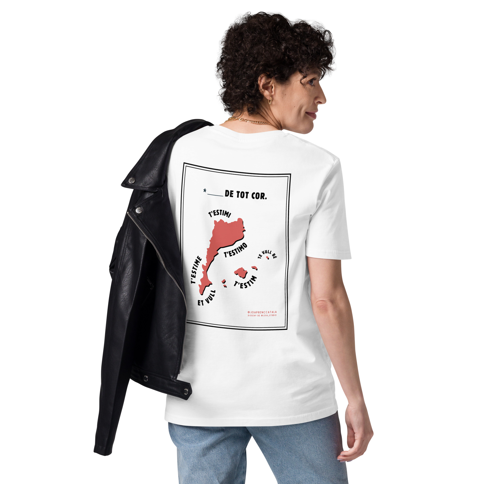 T'estimo de tot cor (samarreta unisex)