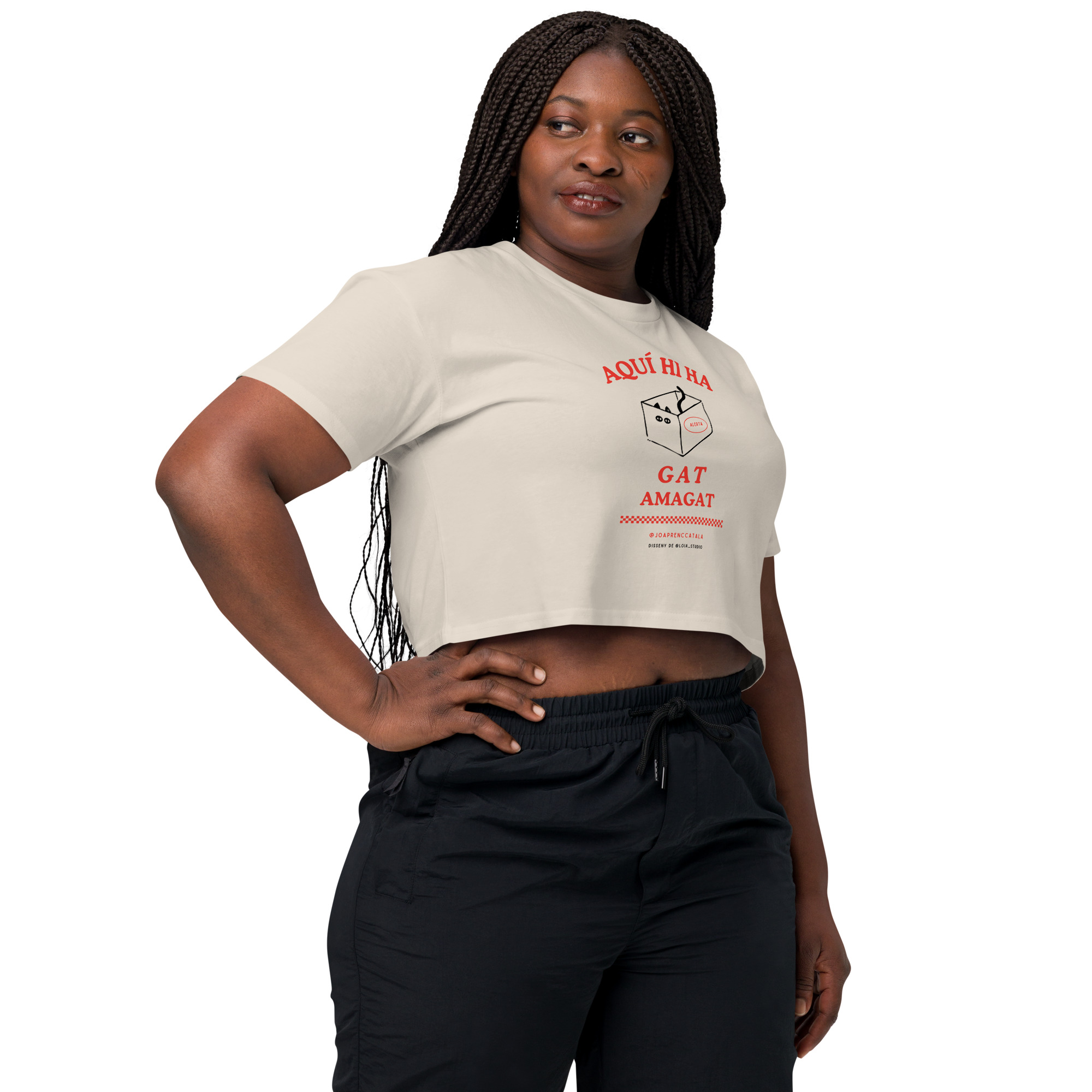 Aquí hi ha gat amagat (crop top) - Imatge 5