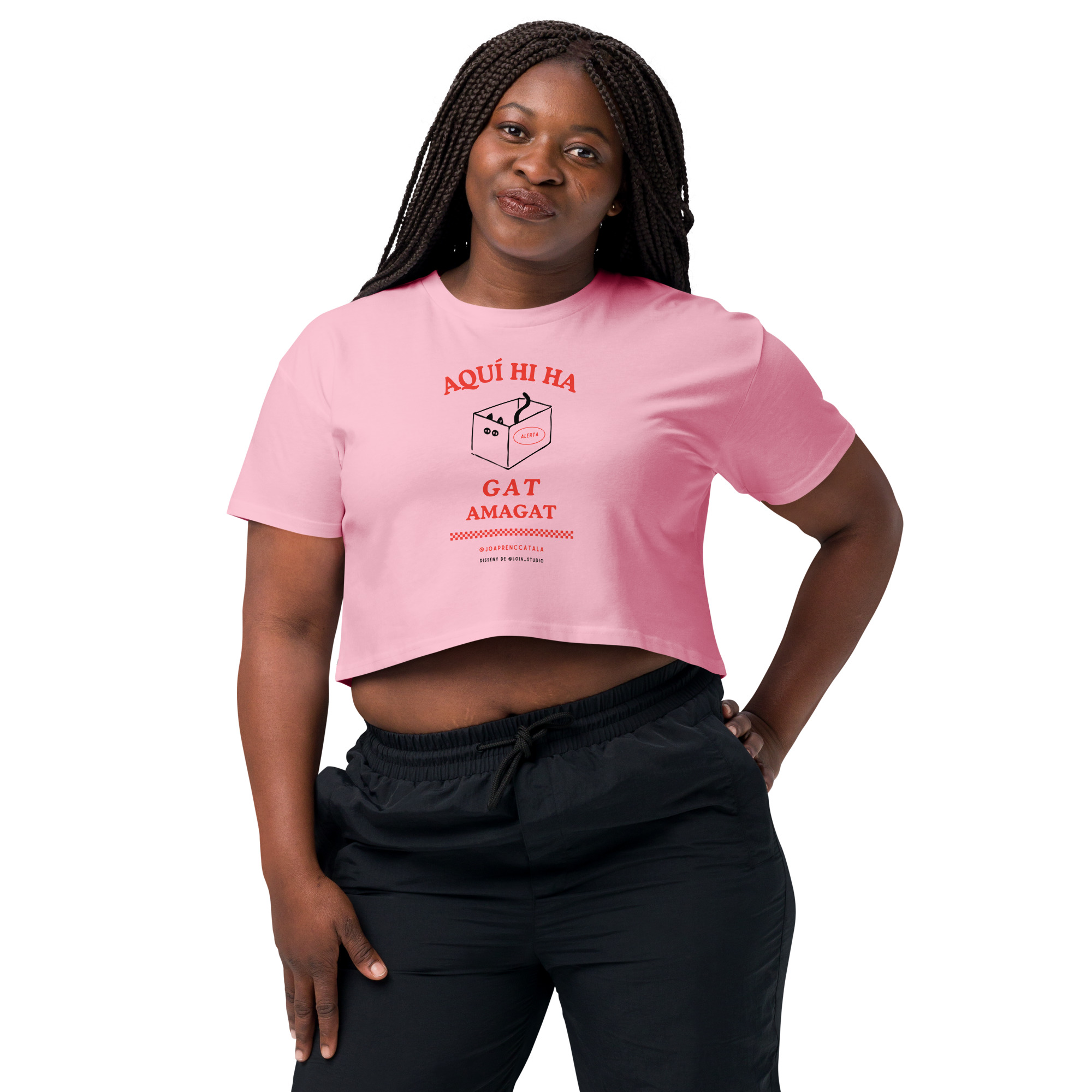 Aquí hi ha gat amagat (crop top) - Imatge 2