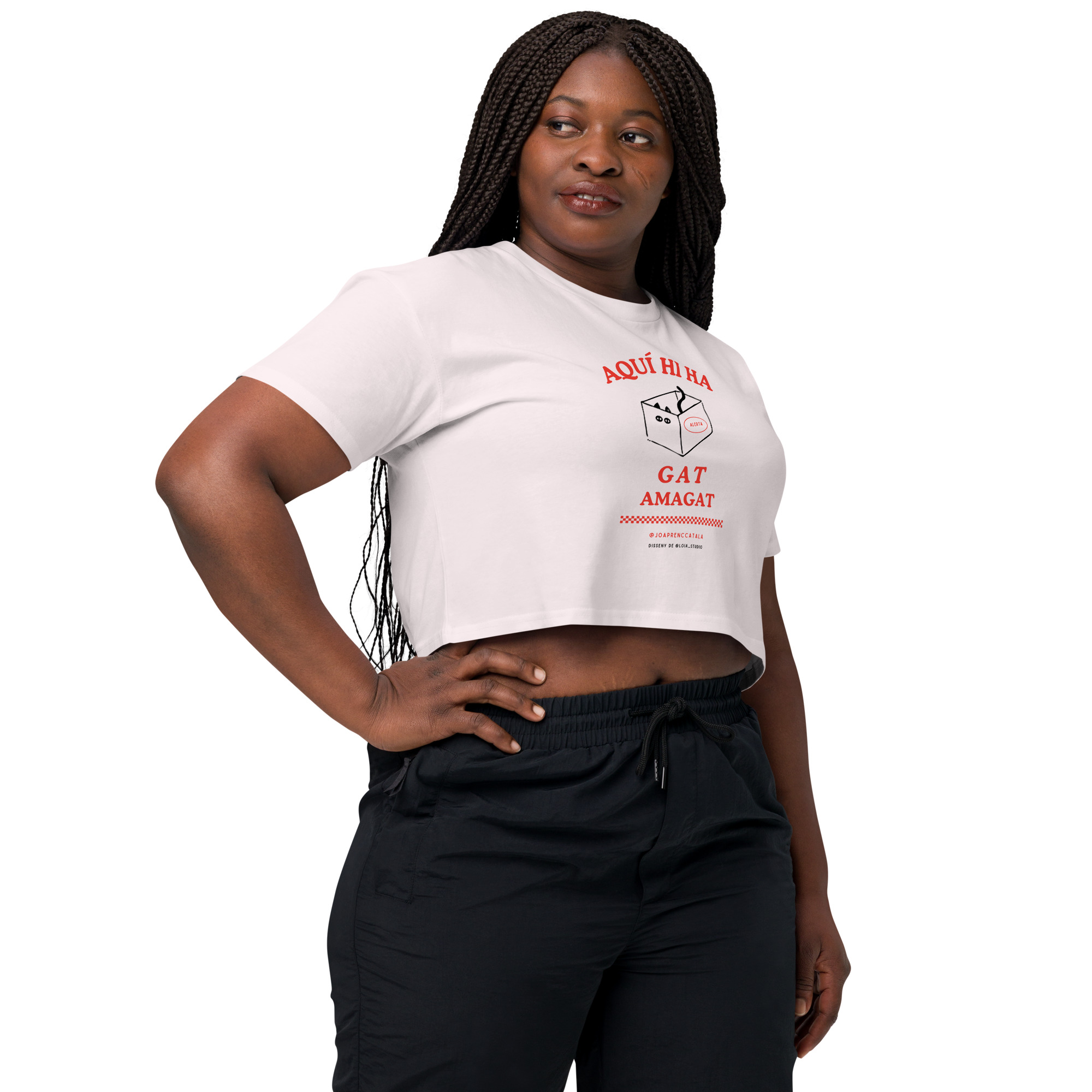 Aquí hi ha gat amagat (crop top) - Imatge 7