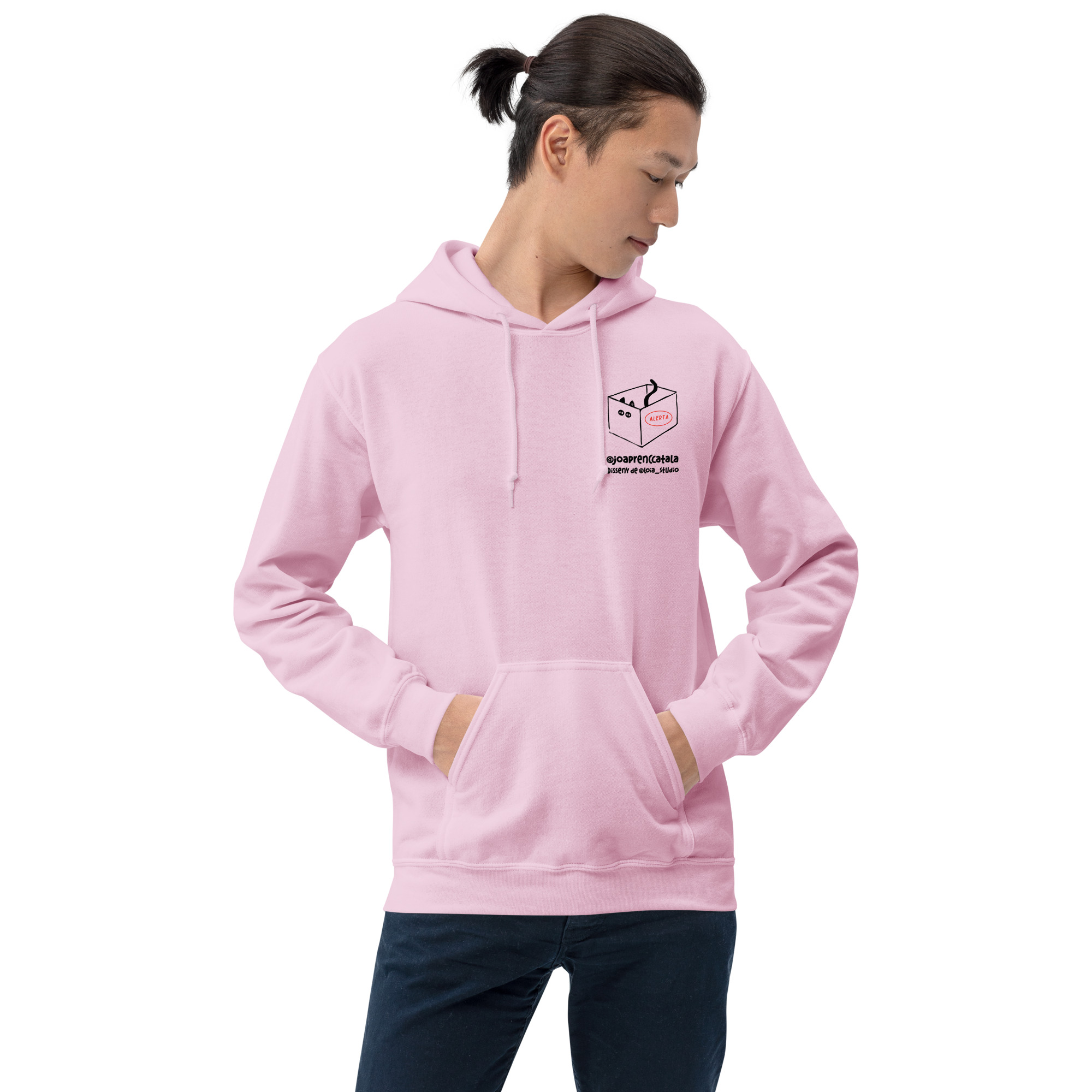 Gat amagat (dessuadora unisex) - Imatge 2