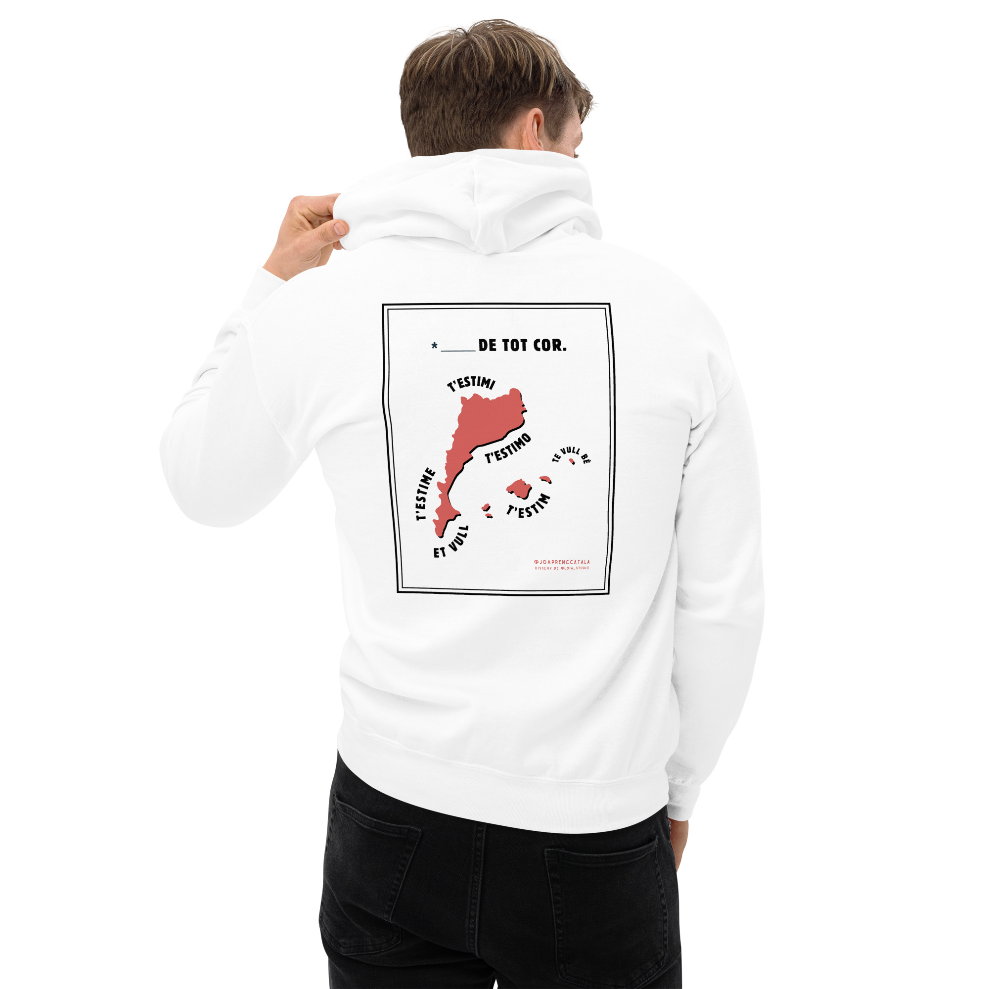 T'estimo (dessuadora unisex)