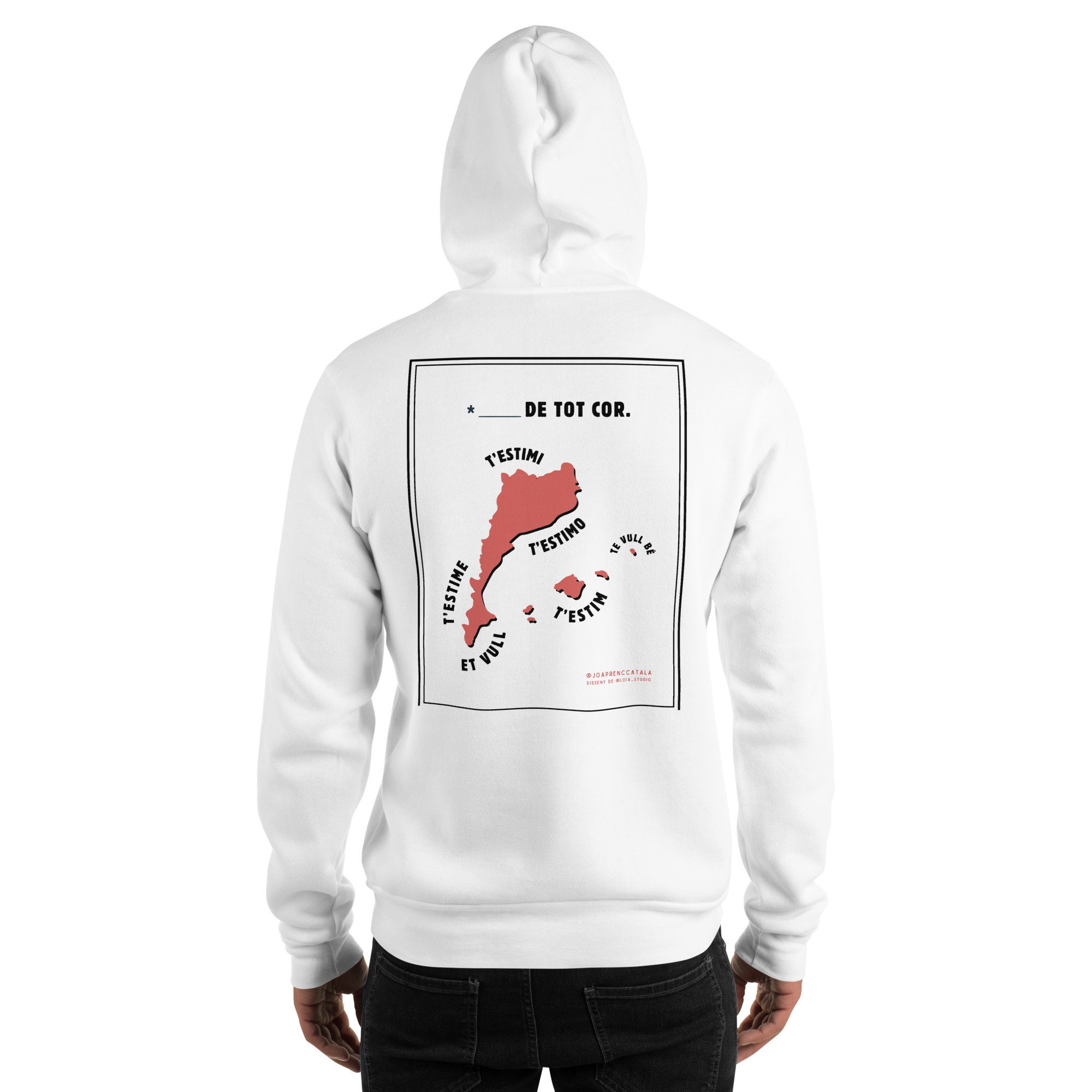 T'estimo (dessuadora unisex) - Imatge 2
