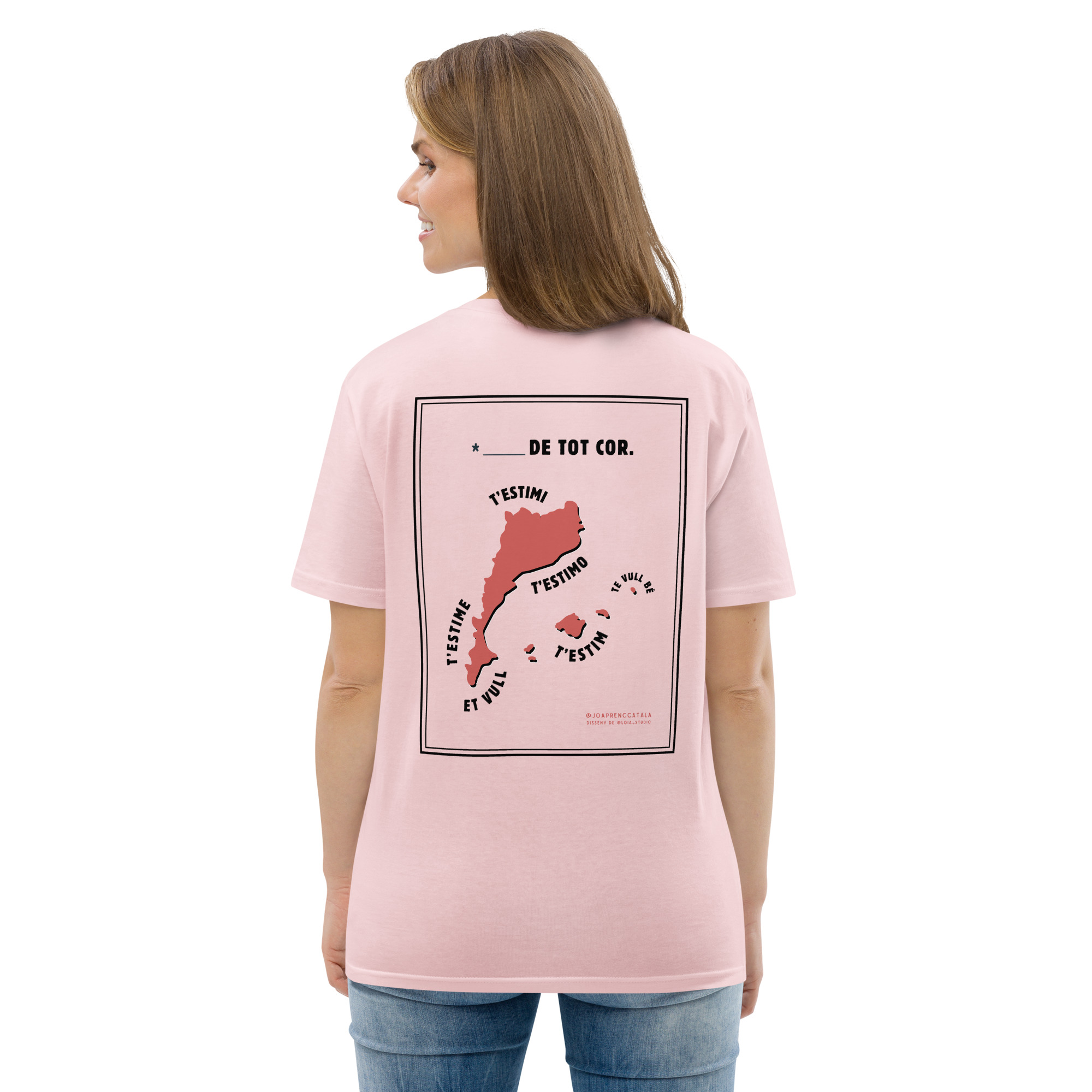 T'estimo de tot cor (samarreta unisex eco) - Imatge 11