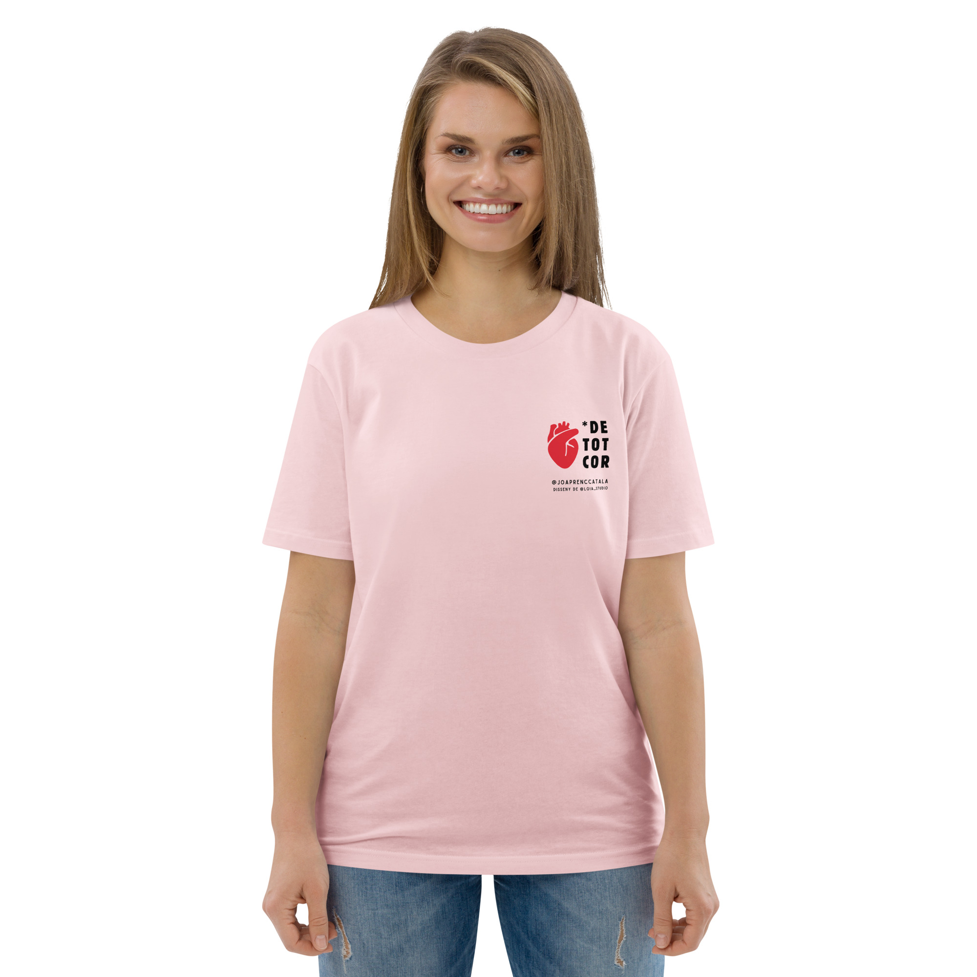T'estimo de tot cor (samarreta unisex eco) - Imatge 10