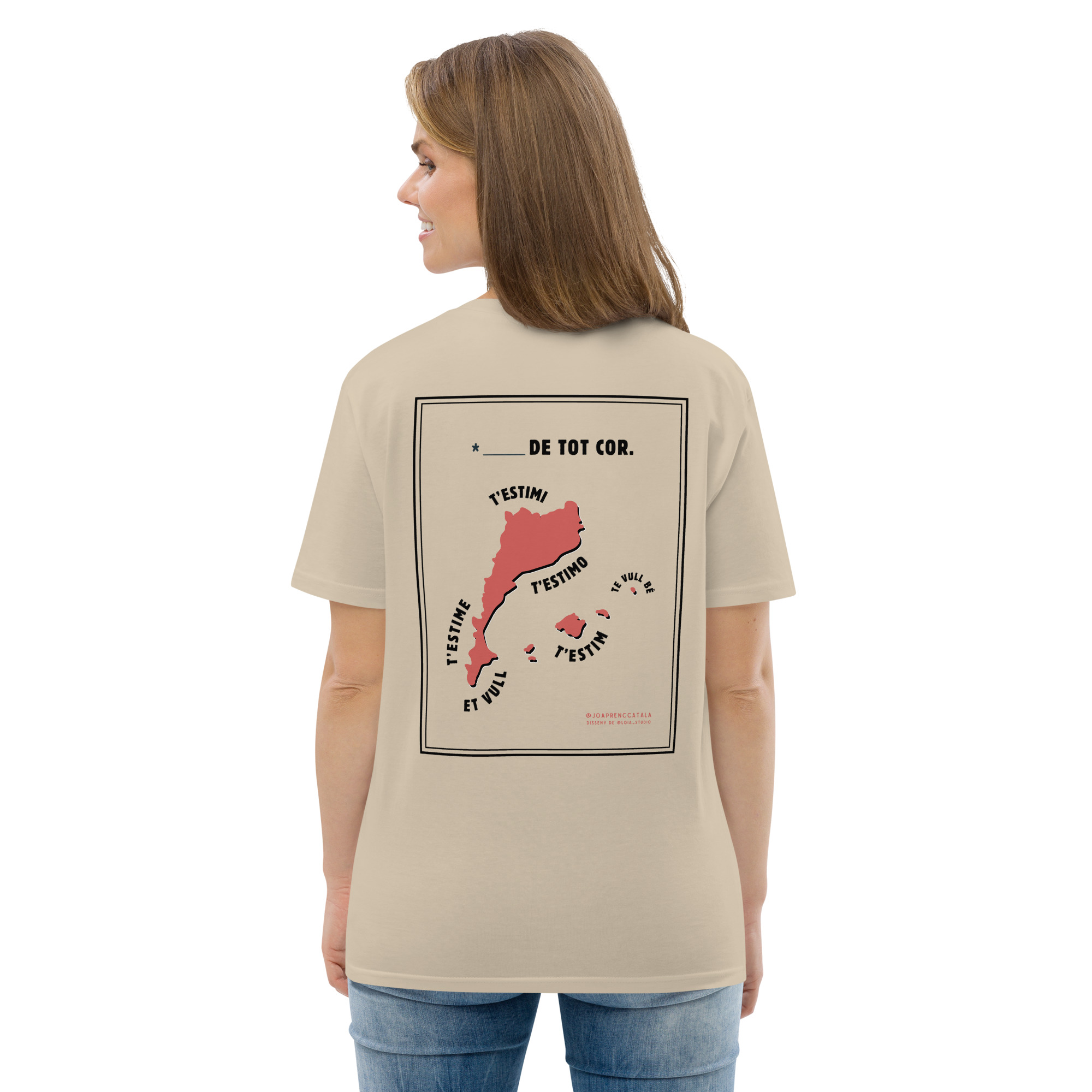 T'estimo de tot cor (samarreta unisex eco) - Imatge 8