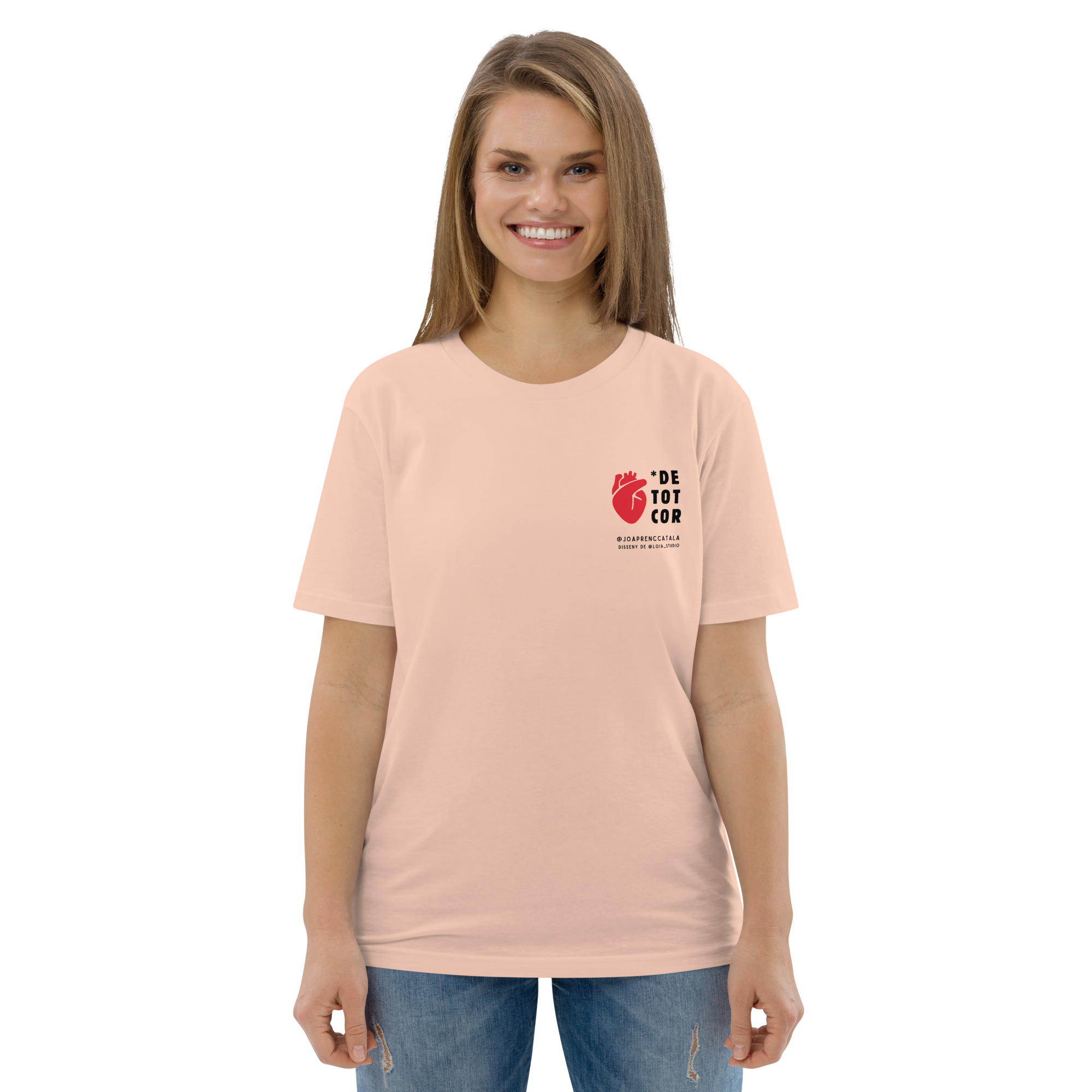 T'estimo de tot cor (samarreta unisex eco) - Imatge 9