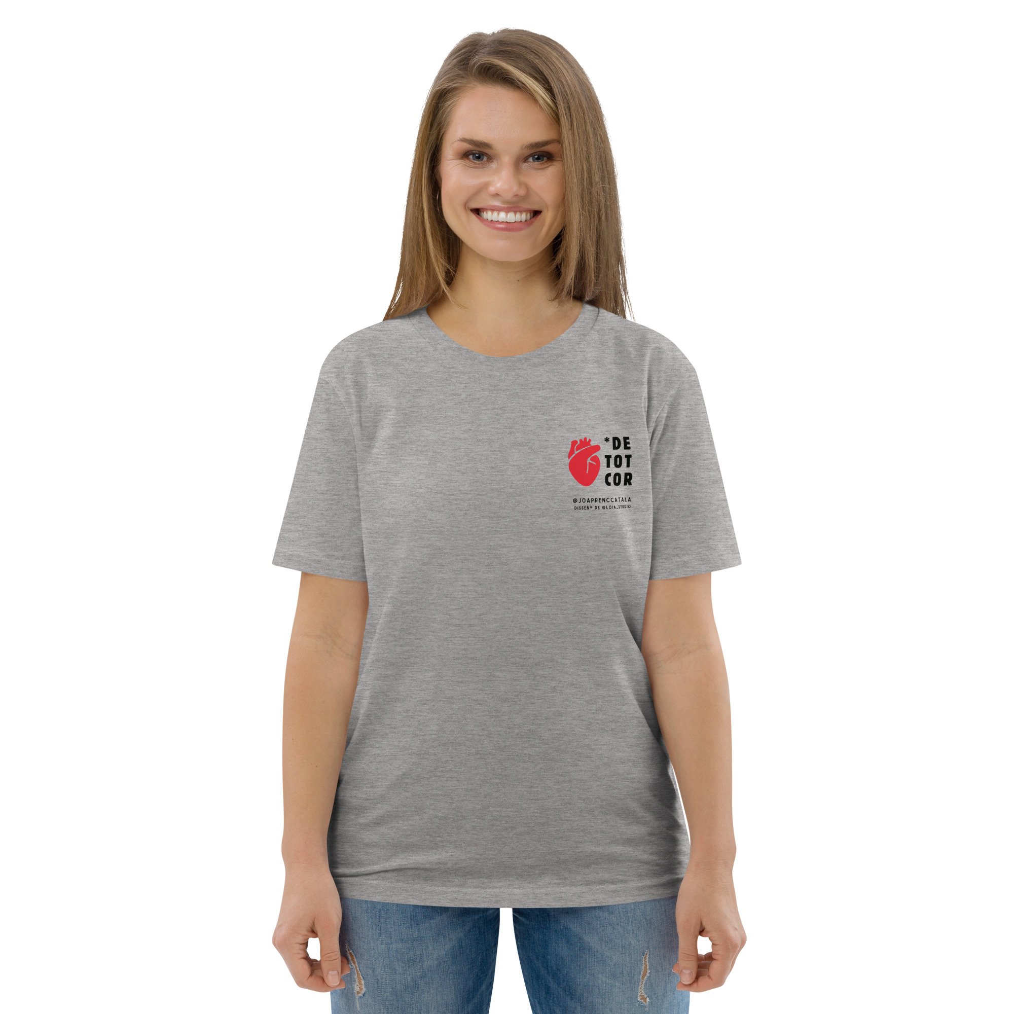 T'estimo de tot cor (samarreta unisex eco) - Imatge 5
