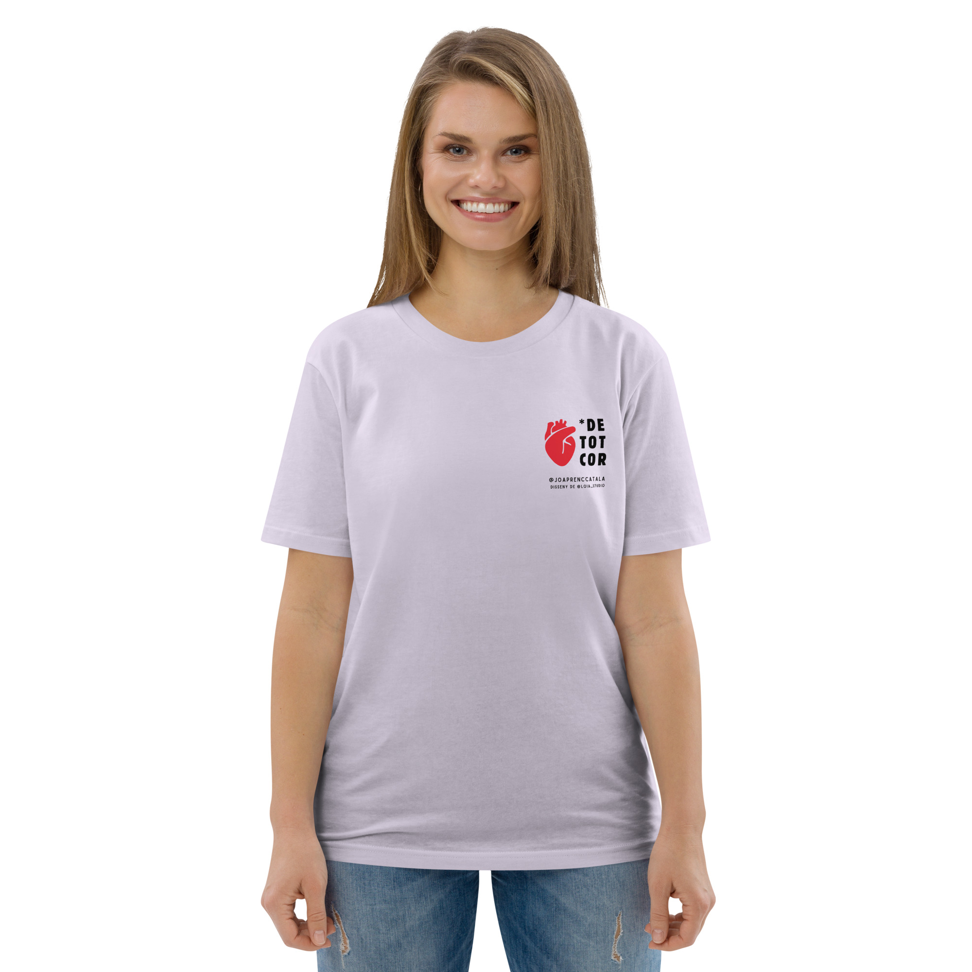 T'estimo de tot cor (samarreta unisex eco) - Imatge 12