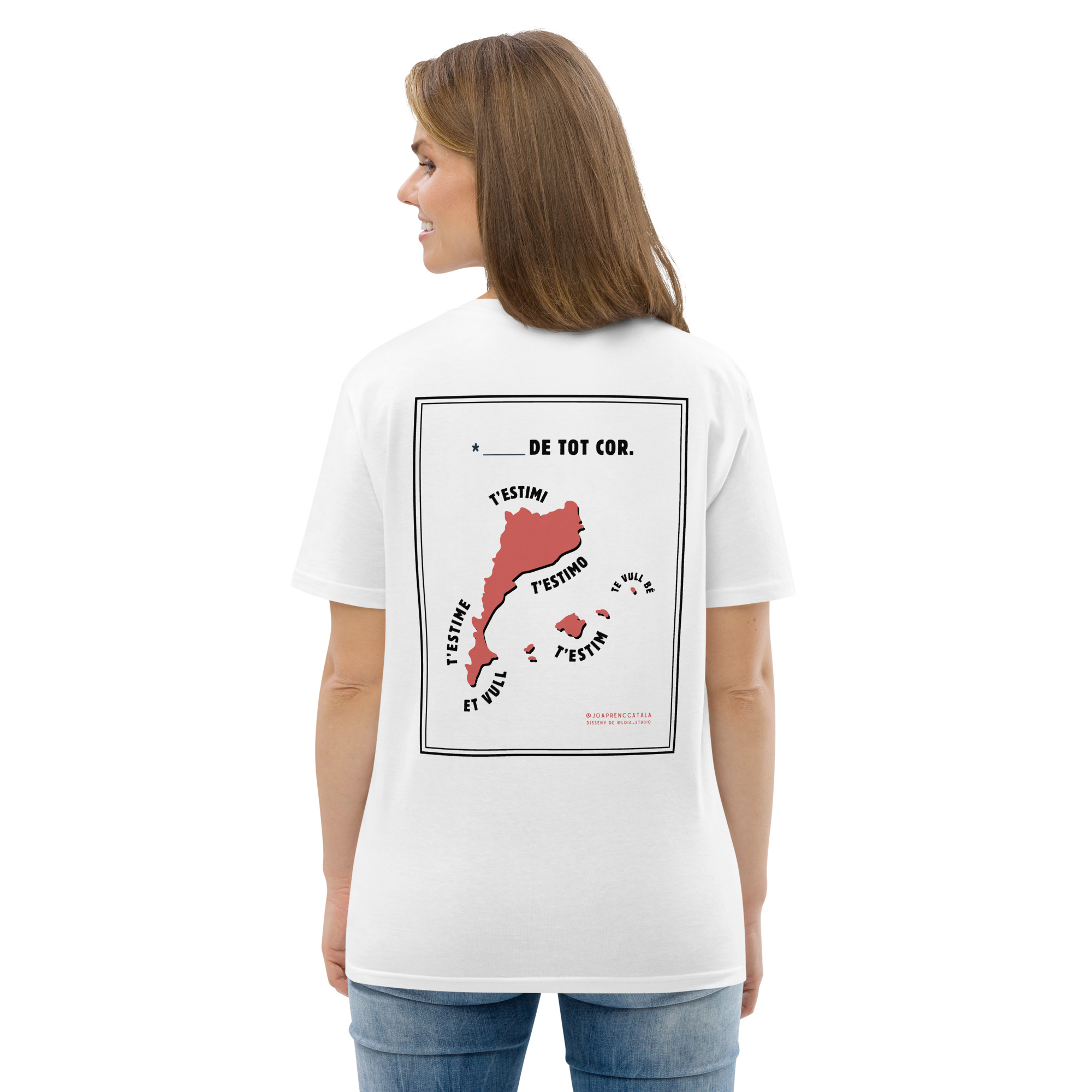 T'estimo de tot cor (samarreta unisex eco) - Imatge 15