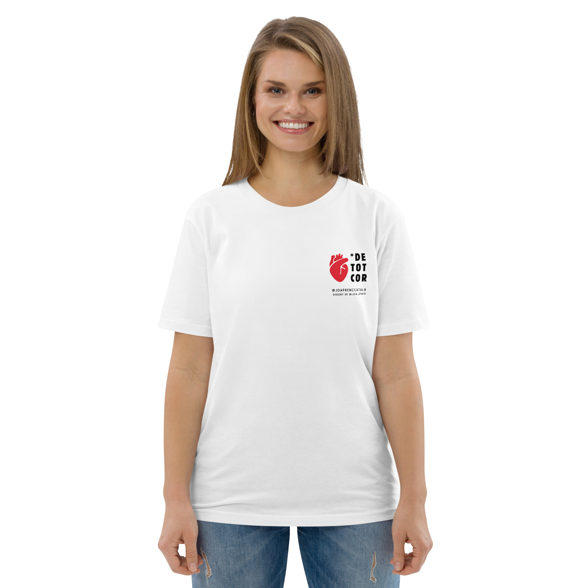 T'estimo de tot cor (samarreta unisex eco) - Imatge 14